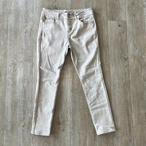 Womens !iT Kylie High Rise Curvy Skinny Ankle Tan Jeans - 12